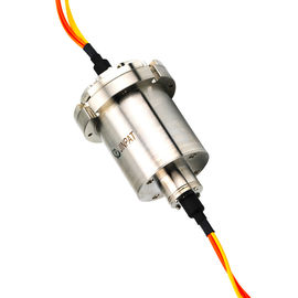 7 Channel Fiber Optic Rotary Joint with High Return Loss and Optional Connector