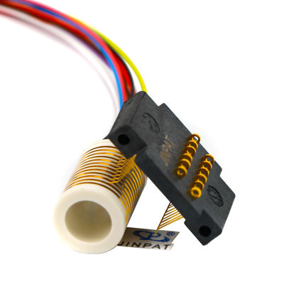 Compact 12 Circuits Separate Slip Ring with 360° Continuous Rotation for Smooth Power Transfer
