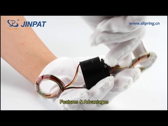 LPT012B-0602-HS-HT থ্রু বোর স্লিপ রিং, কম টর্ক, দীর্ঘ জীবন সহ ব্যাস